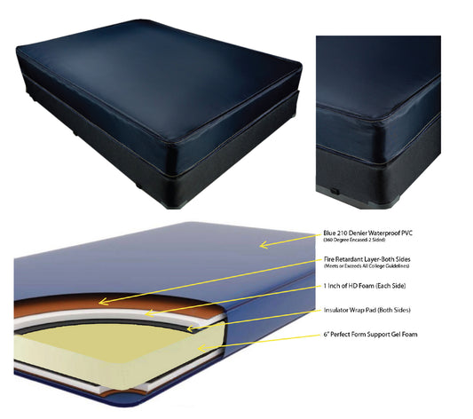 VYL005-Foam Support 6" Mattress 2 sided