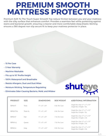 Premium Smooth Mattress Protector(FX100)